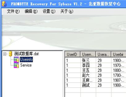 北亚Sybase数据库修复软件_V2.0_32位中文免费软件(2.54 MB)