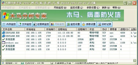木马分析专家个人防火墙_2013 V0820_32位中文免费软件(28.16 MB)