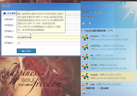 nat123端口映射_v1.151123_32位 and 64位中文免费软件(2.8 MB)
