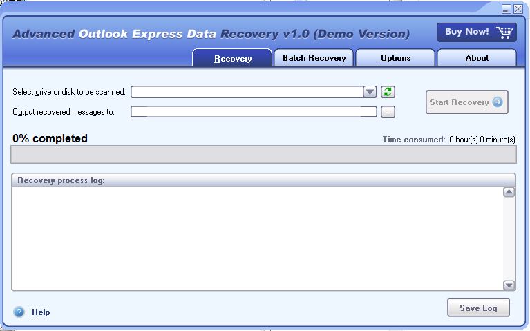 Advanced Outlook Express Data Recovery