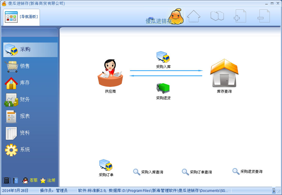 傻瓜进销存软件_3.18_32位 and 64位中文共享软件(45.31 MB)