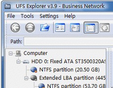 网络数据 UFS Explorer Business Network 绿色特别版_V3.9 _32位中文免费软件(2.46 MB)
