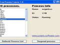 Free Process Freezer(暂停任意进程命令) 英文绿色版_1.11_32位中文免费软件(302 KB)
