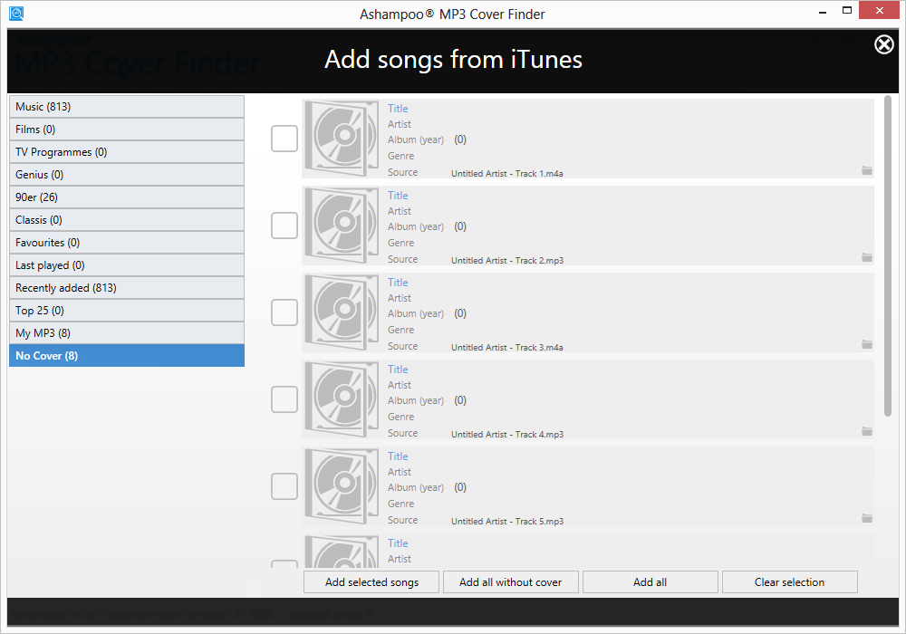 Ashampoo MP3 Cover Finder(MP3专辑封面搜索工具)
