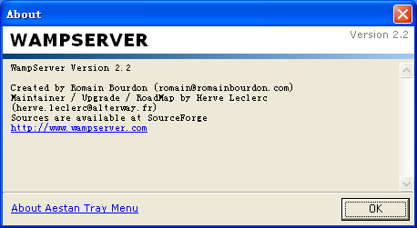 WampServer_1.6.1.33_32位英文免费软件(24.8 MB)