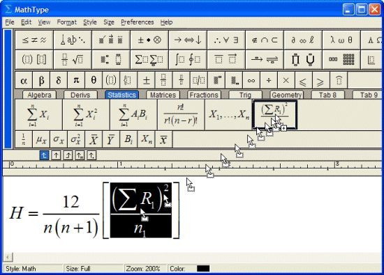 数学公式编辑器 MathType