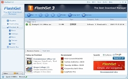 FlashGet 快车国际版_3.7_32位中文免费软件(7.67 MB)