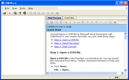 CHM2Word 6.0_6.0.0.0_32位英文共享软件(2.63 MB)