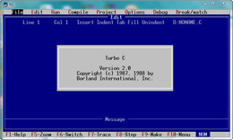 Turbo C 2.0_2.0.0.0_32位中文免费软件(1014.2 KB)