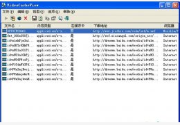 浏览器视频缓存提取工具(VideoCacheView) 绿色汉化版_v2.68_32位中文免费软件(99.9 KB)