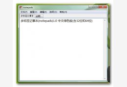 多标签记事本(notepads) 绿色中文版
