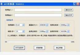 AVI转换器 绿色版_V080311_32位中文免费软件(10.7 MB)