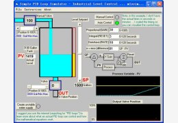 仿PID温度控制软件(Simple PID Loop Simulator) 绿色版_1.0_32位中文免费软件(56 KB)