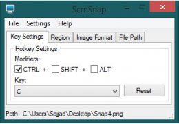 屏幕截图工具(ScrnSnap) 绿色免费版_v1.1.9_32位中文免费软件(584 KB)