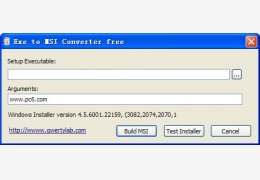 EXE to MSI Converter 绿色免费版_V1.0_32位中文免费软件(356 KB)