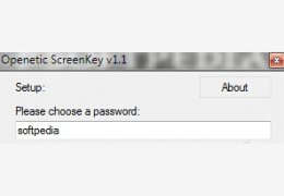 Openetic ScreenKey(屏幕锁定工具) 英文绿色版_1.1.0 _32位中文免费软件(184 KB)
