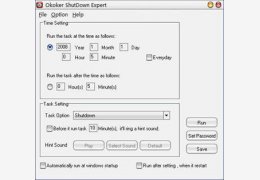 Okoker Shutdown Expert 英文绿色特别版_V1.70_32位中文免费软件(1.56 MB)
