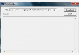 WebGrabber(快速下载文件)英文绿色版_V1.0 _32位中文免费软件(25.8 KB)