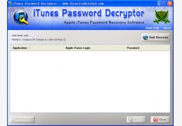 iTunes密码找回工具(iTunesPasswordDecryptor) 绿色免费版_2.0_32位中文免费软件(3.26 MB)