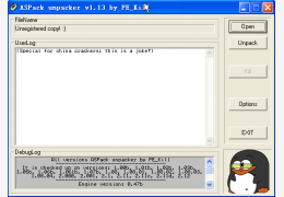 ASPack UnPacker(脱壳) 绿色版_v1.13_32位中文免费软件(242 KB)