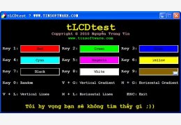 tLCDtest(液晶屏幕测试软件) 绿色版