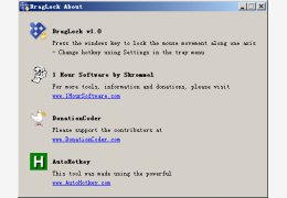DragLock(锁住程序窗口) 英文绿色版_1.0 _32位中文免费软件(421 KB)