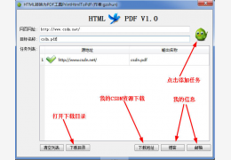 HTML转PDF工具 绿色免费版_v1.0_32位中文免费软件(13.1 MB)