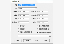 一键静音 绿色版_v0.55_32位中文免费软件(272 KB)