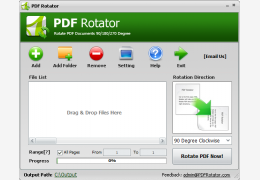 PDF旋转工具(PDF Rotator) 绿色免费版_1.0_32位中文免费软件(4.12 MB)