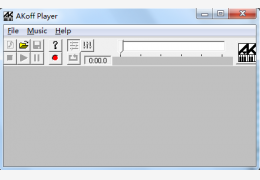 AKoff MIDI Player(播放器) 英文绿色版_1.00 _32位中文免费软件(63.2 KB)