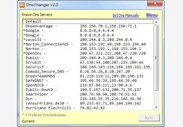 Dns修改工具（DnsChanger） 绿色版_v2.0_32位中文免费软件(76 KB)