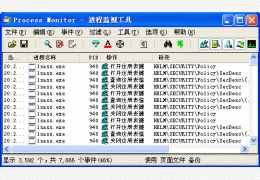 Process Monitor(进程监视工具) 绿色中文版_3.1_32位中文免费软件(1.05 MB)