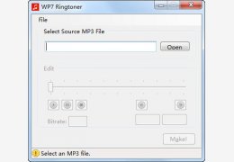 WP7铃声制作软件(WP7 Ringtoner) 绿色版_1.04_32位中文免费软件(139 KB)