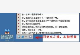 淘宝旺旺、QQ客服秒回复软件 绿色单文件版_1.0_32位中文免费软件(324 KB)