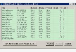 45测延迟测Ping软件 绿色版_v1.3_32位中文免费软件(236 KB)