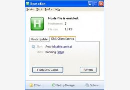 HostsMan(管理系统hosts工具) 绿色版_v4.5.102_32位中文免费软件(3.39 MB)