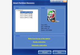 Smart Partition Recovery可找回丢失的磁盘数据 英文绿色免费版_2.1_32位中文免费软件(684 KB)