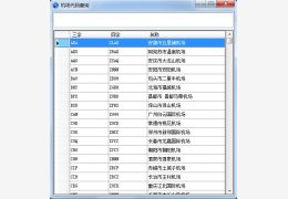 机场代码查询器 绿色版_v1.0_32位中文免费软件(391 KB)