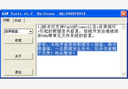 RAW Tools(raw修复工具) 绿色免费版_v1.2_32位中文免费软件(620 KB)