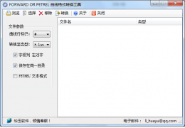 FORWARD OR PETREL 曲线格式转换工具 绿色免费版_1.0_32位中文免费软件(432 KB)