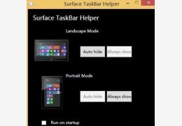 Surface Taskbar Helper 绿色版_v1.0_32位中文免费软件(1.17 MB)