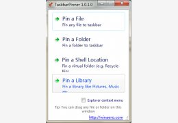 任务栏添加图标工具(TaskBarPinner) 绿色免费版