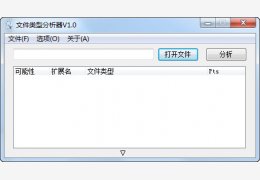 文件类型分析器 绿色免费版_V1.0_32位中文免费软件(1.08 MB)