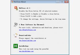 Noclose 绿色版_1.1.0.0_32位中文免费软件(420 KB)