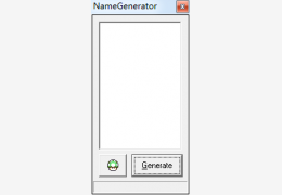 NameGenerator(创建大名单) 英文绿色版_1.0_32位中文免费软件(168 KB)
