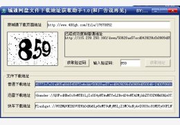 城通网盘文件下载地址获取助手 绿色免费版_1.0_32位中文免费软件(282 KB)