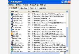 阿松进程管家 简体中文绿色特别版_V1.29_32位中文免费软件(277 KB)