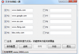 文本快捷输入器绿色版_ v1.0_32位中文免费软件(825 KB)