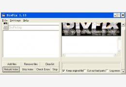 DivFixV1.13 Beta(修复DivX电影工具)英文绿色版汉化绿色版