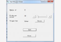 Fast Mouse Clicker英文绿色版_V1.0 _32位中文免费软件(248 KB)